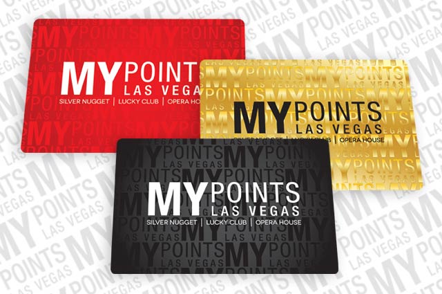 MyPoints Las Vegas rewards player card